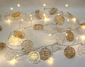 <span class=keywords><strong>Guirnalda</strong></span> <span class=keywords><strong>de</strong></span> Cristal <span class=keywords><strong>LED</strong></span> para Ambiente Festivo, <span class=keywords><strong>Luces</strong></span> Decorativas para Interiores Románticos, Elegantes Faroles Ornamentales para el Hogar - Product Image 6