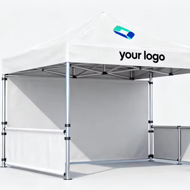 2026 New Custom Large 600D Oxford Fabric Pop-up Tent with Roof Canopy and Walls for Trade Show Propaganda Quality Assured