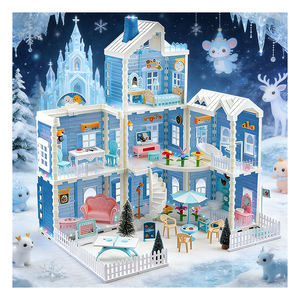 Casa de muñecas para niñas, casa de muñecas para niños, casa de juguete para niños, casas de muñecas grandes, casa de juegos de simulación, mansión, villa - Product Image 5