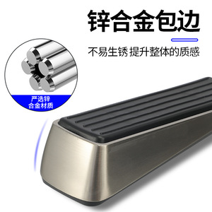 ตัวกันกระแทกประตู Zhan Hanlai Weishi ทำจากโลหะผสมสังกะสี สีเงินขัดเงา สีดำ สีน้ำเงินโบราณ สีแดง ติดตั้งบนพื้น แบบเคลื่อนย้ายได้ ควบคุมด้วยมือ - Product Image 3