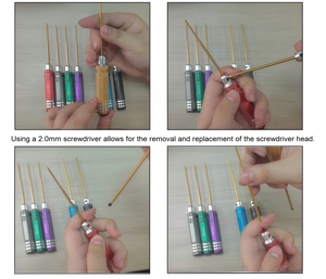 ชุดไขควงหกเหลี่ยม RC ขนาด 0.9/1.27/1.3/1.5/2.0/2.5/3.0 มม. ชุดเครื่องมือซ่อมไขควงอัลเลนสำหรับรถ RC เฮลิคอปเตอร์ โดรน - Product Image 6