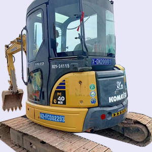 Oferta especial de segunda mano Industrial 4Ton mini usada Komatsu excavadora Pc40 maquinaria para la venta de China - Product Image 1