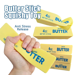 Juguete antiestrés de descompresión de subida lenta, barra de mantequilla blandita y elástica para aliviar la ansiedad en adultos y niños - Product Image 1