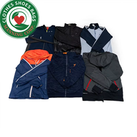 Jaket bisbol musim dingin pria kosong olahraga kampus pakaian bekas Eropa jaket universitas bisbol