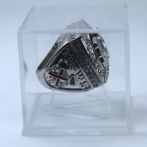 Anillo de Hip Rock del Campeonato de los Chicago Black Hawks <span class=keywords><strong>2013</strong></span>, Personalizado al por Mayor, con Siete Bolas, Unisex, Aleación de Plata 925, Chapado en Plata, con Cristal - Product Image 6