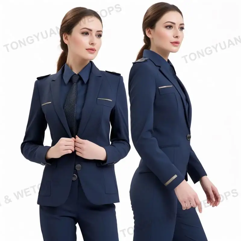 Tùy Chỉnh Quần Áo Các Nhà Sản Xuất Bán Buôn Womens Cộng Với Kích Thước Quần Áo Phụ Nữ Làm Việc Đồng Phục Phù Hợp Với