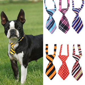 Corbatín de Poliéster Ajustable al por Mayor para Gatos y Perros, Correa de Cuello Desmontable y Colorida, Collar Sólido para Bodas, Lazo para Mascotas - Product Image 5