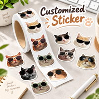 En gros Personnalisé Imprimé Kawaii DIY pour Washi Tape Rouleaux Adhésif Acrylique Logo sur Feuille de Masquage Colorée