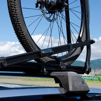 Porte-vélos de toit de voiture de conception nouvelle, support de toit de voiture universel durable en aluminium, accessoire 4x4, porte-vélos de toit de voiture