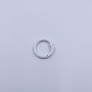 20Mm 25Mm 27Mm Đen Màu Trắng Sơn Vòng Carabiner Kim Loại Mùa Xuân Cổng O Ring Vòng Chìa Khóa Kim Loại Mùa Xuân Cổng Vòng - Product Image 6