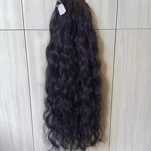 Último diseño 100% cutícula alineada un donante extensiones de crudo vietnamita indio rizado onda Remy trenzado vendedores al por mayor humano - Product Image 2