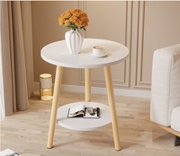 Petite table ronde, table basse pour salon, usage domestique, table de chevet pour chambre à coucher, table à thé simple et moderne, style nordique