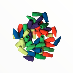 Lot de 40 gommes à crayon de couleur assorties en blister, ensemble de gommes carrées en caoutchouc avec motifs animaux pour la papeterie scolaire - Product Image 3