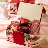 Individuell Bedruckte Tulpen-Samt-Geschenkbox für Kosmetik, Hochzeit, Süßigkeiten, Geburtstag, Souvenirs, Muttertag