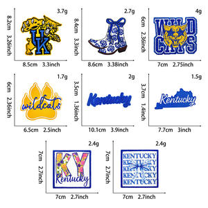 For 8 Styles Printed Embroidered Polyester Cloth Patch Small Size for Shoes Hats <strong>Clothes</strong> in Stock - Product Image 2