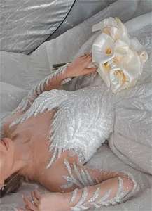 Vestidos <span class=keywords><strong>de</strong></span> fiesta <span class=keywords><strong>de</strong></span> talla grande Vintage para mujer, vestidos largos <span class=keywords><strong>de</strong></span> boda con cuentas <span class=keywords><strong>de</strong></span> Turquía <span class=keywords><strong>Estambul</strong></span>, una línea <span class=keywords><strong>de</strong></span> vestidos <span class=keywords><strong>de</strong></span> novia, vestidos <span class=keywords><strong>de</strong></span> baile - Product Image 5