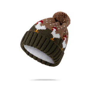 बच्चों के लिए सर्दियों डिजाइनर बेनी गर्म बालों वाली टोपी के साथ किशोर - Product Image 1