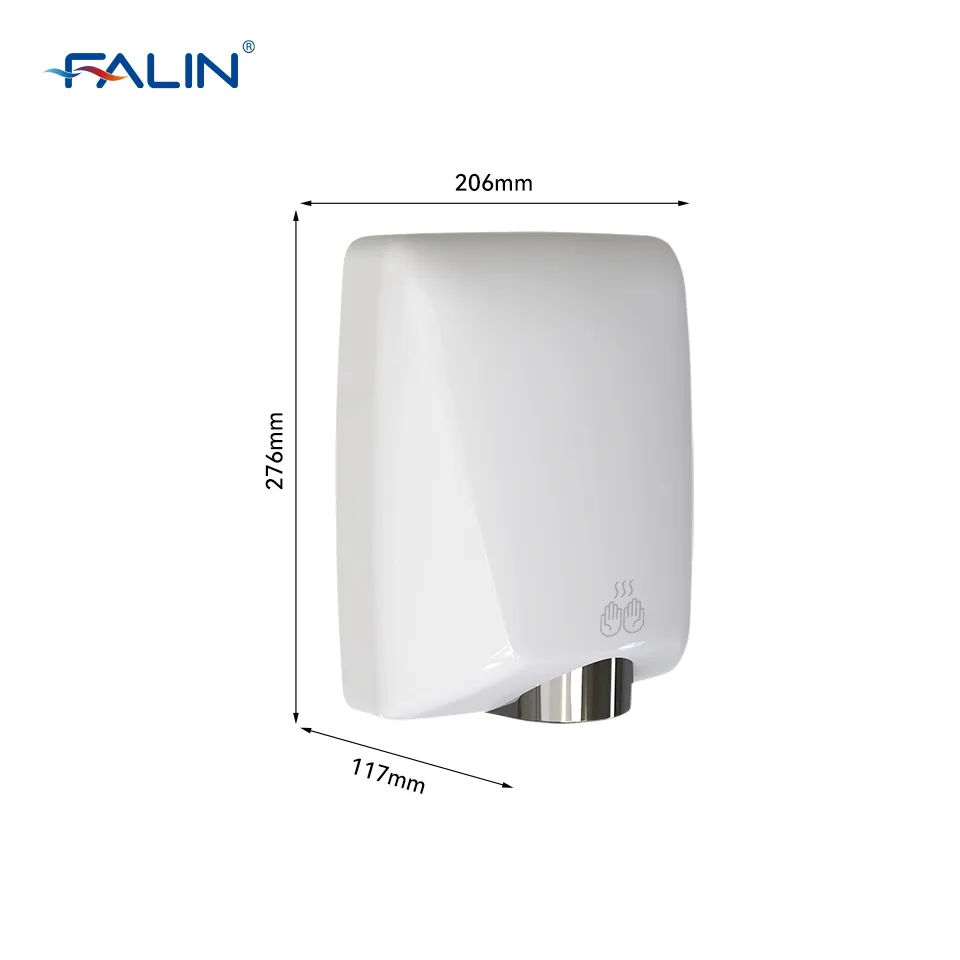 FALIN ใหม่เครื่องเป่ามือความเร็วสูง 1600w เครื่องเป่ามือติดผนังห้องน้ําไฟฟ้า 2030