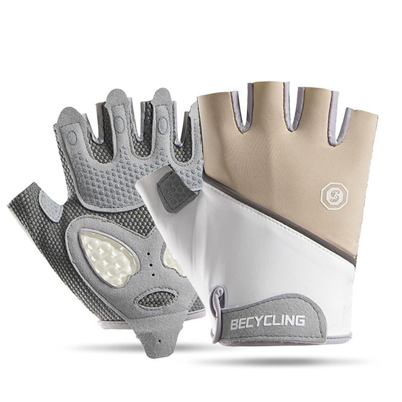 No-Slip Half Finger Fitness Gloves – Breathable Gym, Cycling & Weightlifting Gloves for Workout, CrossFit, Training & Exercise - View 2