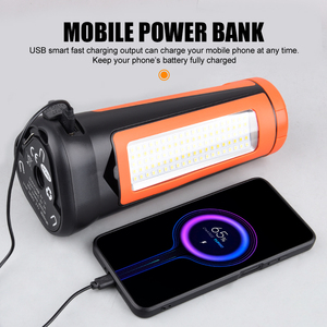 Mới ra mắt 9000mAh năng lượng mặt trời có thể sạc lại LED Đèn <span class=keywords><strong>Tripod</strong></span> cắm trại ngoài trời đèn không dây làm việc ánh sáng với 4500lm Max đầu ra - Product Image 6