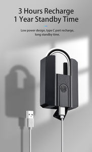 <span class=keywords><strong>Cadenas</strong></span> électronique intelligent à empreintes digitales étanche IP67, <span class=keywords><strong>cadenas</strong></span> intelligent pour extérieur - Product Image 5