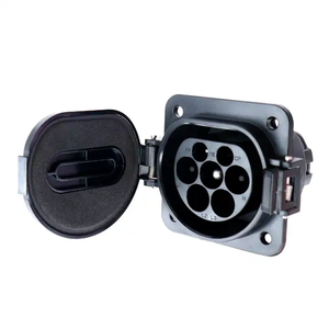 <span class=keywords><strong>Prise</strong></span> d'obturateur 32a 22kw Type 2 entrée de la station de charge EV <span class=keywords><strong>T2</strong></span> <span class=keywords><strong>prise</strong></span> femelle d'alimentation de <span class=keywords><strong>voiture</strong></span> pour chargeur électrique - Product Image 6