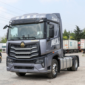 Sinotruk HOWO Max 6X4 Diesel <b>10</b>-Wheel Tractor Truck with Cargo Box Trailer & Concrete Mixer Heavy Duty Truck - Product Image 3