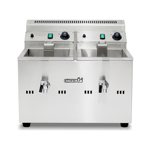 Nồi Chiên Chất Béo Sâu Khí LPG Hai Lít Thương Mại Mới Có Bộ Điều Khiển Nhiệt Độ - Product Image 2