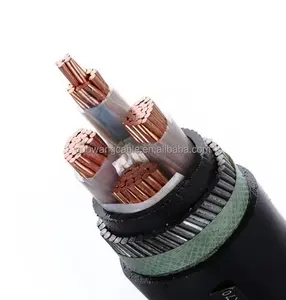 0.6/1KV N2XBH Cable Class 2 Stranded Copper Cable Xlpe Insulation HFFR Jacket Double Galvanized Steel Tape Armour Power Cable