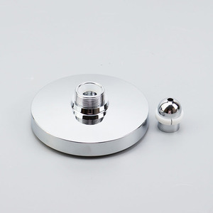 Overhead Shower Head Round Rain <b>Spray</b> Wall <b>Mount</b> ABS Modern Design 10 12 14 Inch - Product Image 2