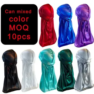 Silky Durags男性シルクカスタムロゴHombre卸売ヒップホップDurag - Product Image 1