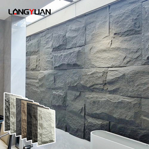 Revestimiento de chapa de <span class=keywords><strong>piedra</strong></span> de roca Natural de imitación Artificial Multicolor Panel y tablero de pared de <span class=keywords><strong>piedra</strong></span> de cultura sintética de poliuretano/PU - Product Image 3
