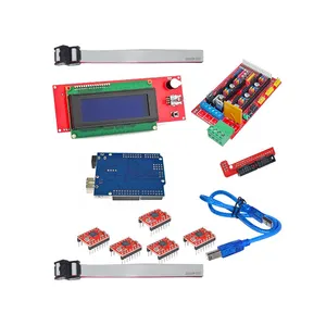 Smart Electronics 3d printer parts DIY motherboard kit 2560+20X4 3d printer parts+A4988
