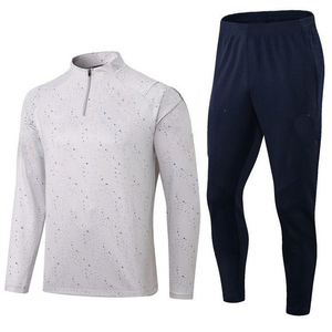 Tenues d'équipe de football à manches longues pour hommes, femmes, adultes et enfants, ensembles de survêtement d'entraînement et de match, coton/fibre de bambou, séchage rapide, coupe-vent - Product Image 5
