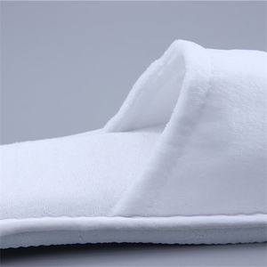 आरामदायक डिस्पोजेबल लक्जरी होटल चप्पल खुली/बंद पैर की अंगुली टिकाऊ कोरल फ्लेक्स टेरीनी लिनन बेडरूम शॉवर यात्रा के अनुकूल - Product Image 6