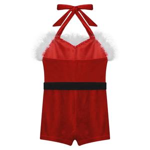 ชุดบอดี้สูทวันพีซสำหรับเด็กผู้หญิงชุดปาร์ตี้วันคริสต์มาสแบบกำหนดเอง6-16ชิ้น - Product Image 5