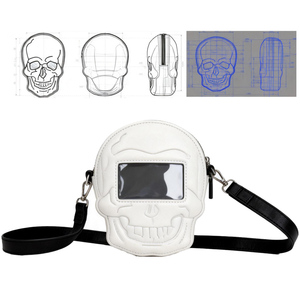 Borsa <span class=keywords><strong>Ita</strong></span> Personalizzata con Finestra in PVC Trasparente, Borsa a Tracolla per Esposizione di Merchandise Anime - Product Image 6