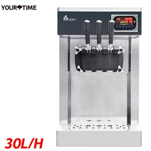 Yourtime 3 boquillas máquina de helado de servicio suave máquina expendedora comercial para helado suave máquina de batido de leche de aguanieve congelado - Product Image 1