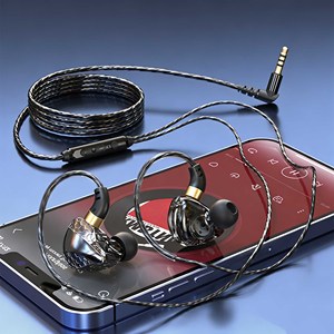 Audífonos Deportivos con Cable y Micrófono, 3.5mm / Tipo-C, Auriculares Supraaurales para Juegos y Correr - Product Image 5