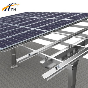 Abri de voiture solaire OEM et ODM pour <span class=keywords><strong>2</strong></span> <span class=keywords><strong>voitures</strong></span> Abri de voiture avec panneau solaire Abri de voiture solaire complet Structure de panneau solaire Abri de voiture solaire - Product Image 2