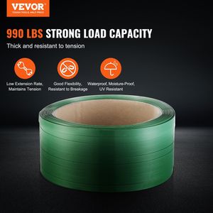 0,63 \ "X 0,03 \" Poliéster PET Strapping Roll 1000 'Banding Strap Packaging - Product Image 2