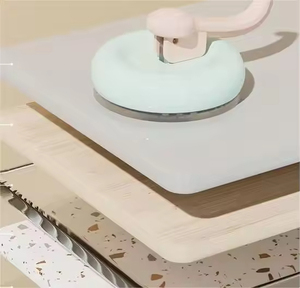 ตะขอติดผนังแบบติดแน่นตะขอติดผนังแบบติดแน่นพับได้แกะสลักสำหรับห้องน้ำห้องครัวและตู้เสื้อผ้า - Product Image 3