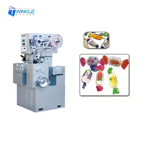 toffee wrapping machine toffee candy cut fold wrapping machine