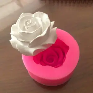 Fiore fiore a forma di rosa silicone fondente sapone 3D muffa della torta Cupcake gelatina caramelle cioccolato stampo decorativo strumento di cottura