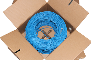 Échantillon gratuit Cat6 de marque OEM Cat 6 6e 23AWG 0.56mm CCA 4 paires de câbles réseau Lan UTP 1000ft 305m prix du rouleau - Product Image 4