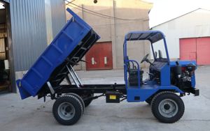 Сельскохозяйственная Строительная грузовая площадка 2 т 4-колесный дизельный мини-самосвал с гидравлической свалкой - Product Image 6