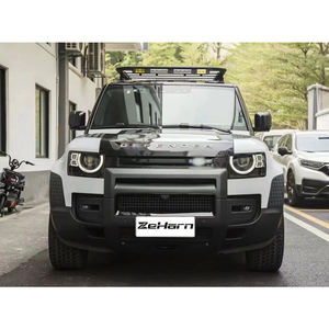 Barra protectora de parachoques delantero Bull Bar negro brillante negro mate para Land Rover Defender 2020 2021 2022 2023 - Product Image 4