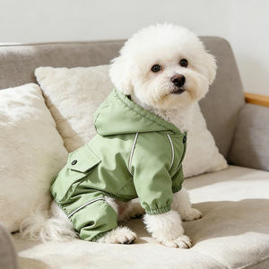 Ropa de invierno para perros, chaqueta gruesa con capucha, ropa de otoño e invierno para razas pequeñas y medianas, conjunto cálido acolchado - Product Image 4