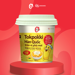 High Quality Wholesale Price Korean street food flavor O'Food Instant Korean Tokpokki - Rich Cheese Flavor (105g <b>Cup</b>) - Product Image 4