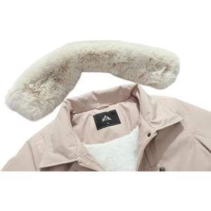 Parka d'hiver longue imperméable pour femme Moerdeng, manteau matelassé épais et chaud, style utilitaire à manches longues - Product Image 6